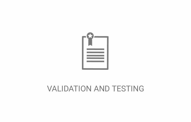 Validation and testing